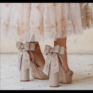 Antonio Melani x Nicola Bathie Lila Bow Heel - Never Worn